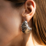 BLASS EARRINGS SILVER