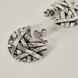 MEDIUM ICON HOOPS SILVER