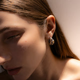 MINI JUNO EARRINGS SILVER